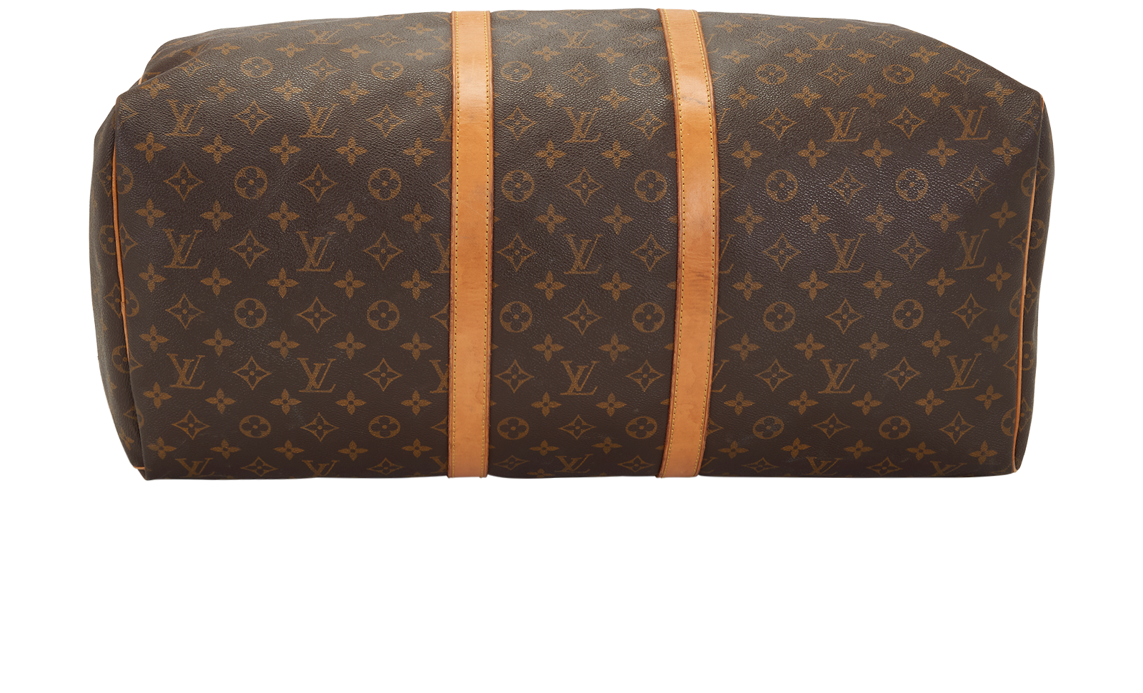 Keepall 55, &pound;850, Handbags, Brown, Canvas, Top view